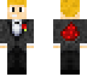 blonde suit