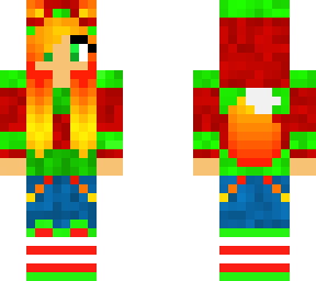 christmas fox girl