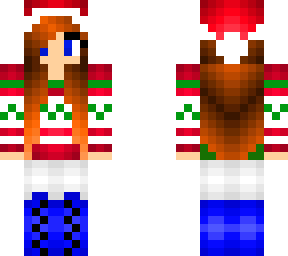 christmas girl skin (pls read desc)
