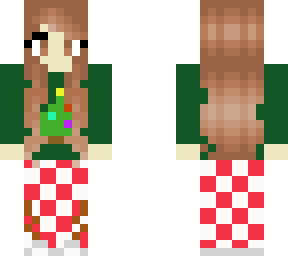 christmas tree/reindeer girl