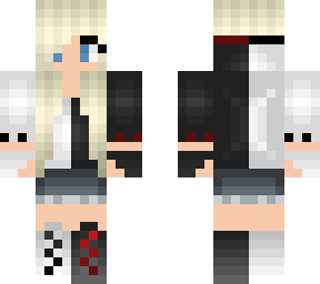 monokuma inspired girl skin
