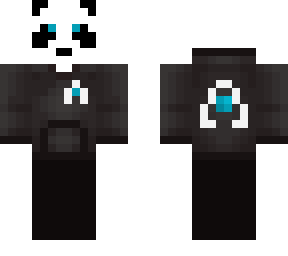 panda with architech hoodie