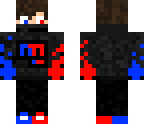 red/blue masked boy