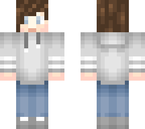 simple gray hoodie boy