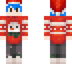 aqui esta la skin de navidad q me pediste fran :3