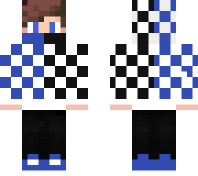 blue and black