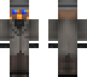 gasmasked gentleman