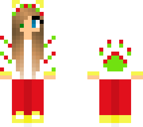 my christmas-y yellow girl