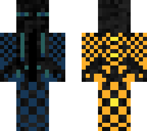 orange/blue shadow