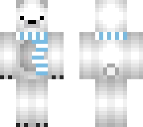 polarbear with scarf (blue)