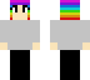 rainbow girl