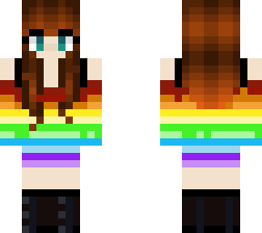 rainbow red head