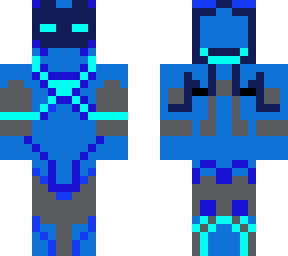 the blue iron man