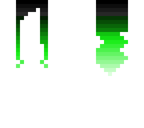 black to green