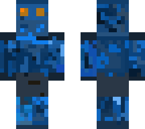 blue camo soldier