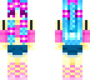 blue,pink,yellow.