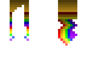 brown to rainbow