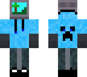 i copied the skin but i only made it like its playing minecraft