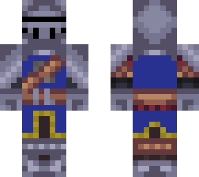 knight w/ skin underneath