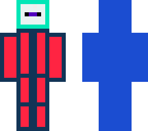 mr red and blue