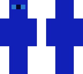 one eyed blue monster