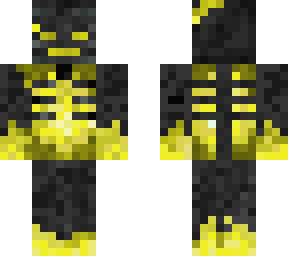 yellow wither skeleton