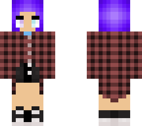 amythest red long flannel (clothes and shoes by rghbases)