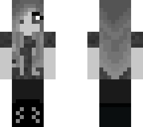 black and white person