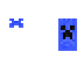 blue cape (with creeper on it)