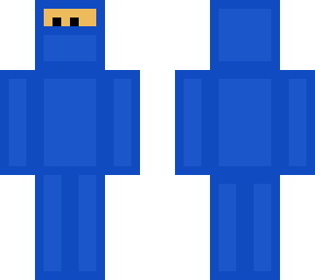 blue cartoon ninja