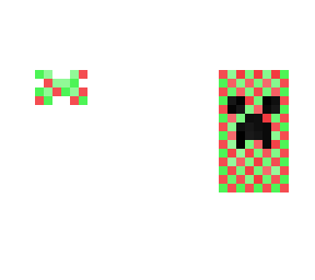 christmas cape (with creeper on it)