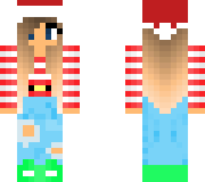christmas girl... but the shoes are horrible/