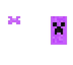 purple cape (with creeper on it)