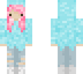 skeppy merch pink hair girl
