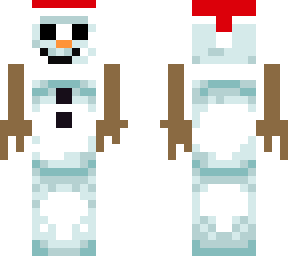 the santa snowman
