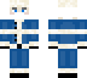 blue santa