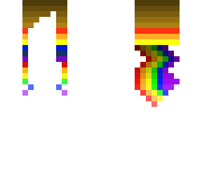 brown to rainbow