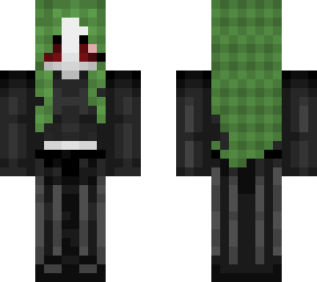 green hair