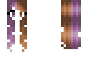 hair base - light purple brunette mix fade - hb