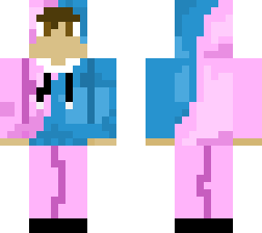pink and blue sweater