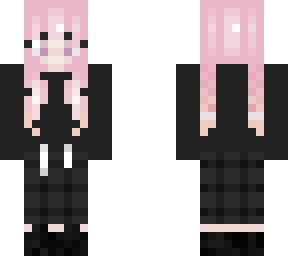 pink haired girl
