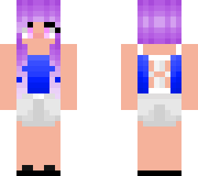 purple hair girl