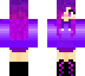 purple pixie girl