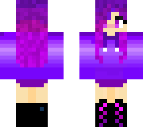 purple pixie girl