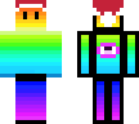 rainbow santa dude
