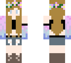 cotton candy theme girl