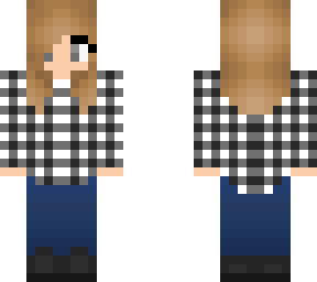 flannel shirt girl