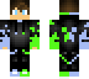 green and blue creeper boy