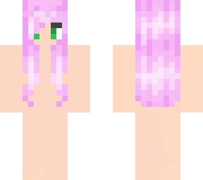 purple haired girl base