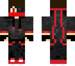 red cyborg boy